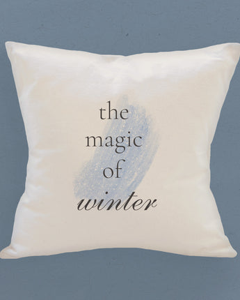 Magic of Winter - Square Canvas Pillow