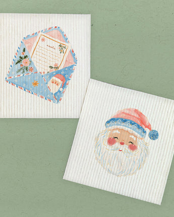 Dear Santa - 2pk Swedish Dish Cloth