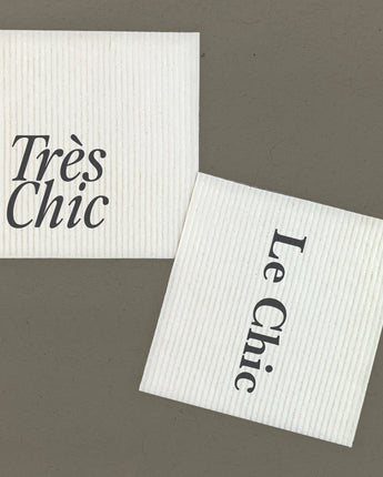 Le Chic, Tres Chic 2pk - Swedish Dish Cloth