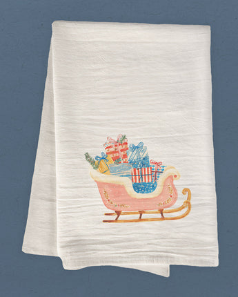 Sleigh Rosé - Customizable Cotton Tea Towel
