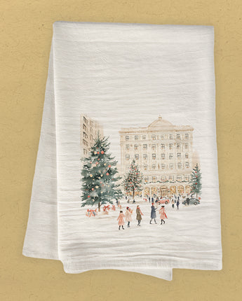 Holiday in the Big City - Cotton Tea Towel