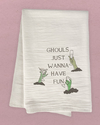 Ghouls Fun - Halloween Cotton Tea Towel