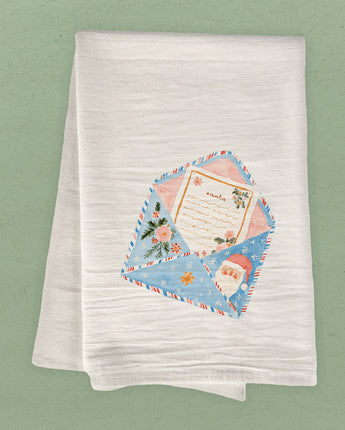 Dear Santa - Customizable Cotton Tea Towel