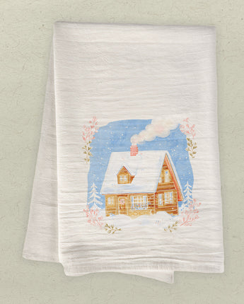 Hygge Cabin - Customizable Cotton Tea Towel