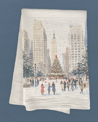 Big Apple Christmas - Cotton Tea Towel