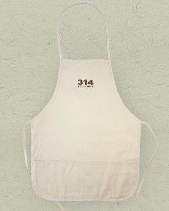 Bold Area Code and City - Custom Women's Apron