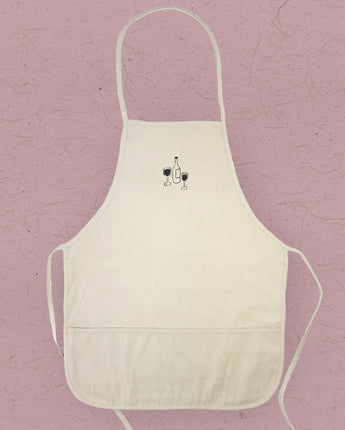 Wine and Glasses - Women's Apron