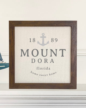 Anchor Home Sweet Home - Customizable Framed Sign