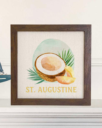 Coconut - Custom Framed Sign