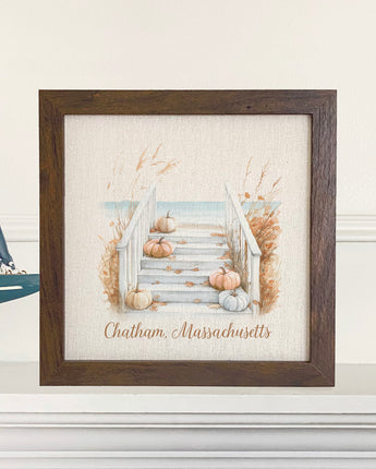 Autumn Tide - Custom Framed Sign