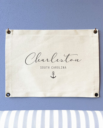 Script City Anchor - Custom Canvas Wall Hanging