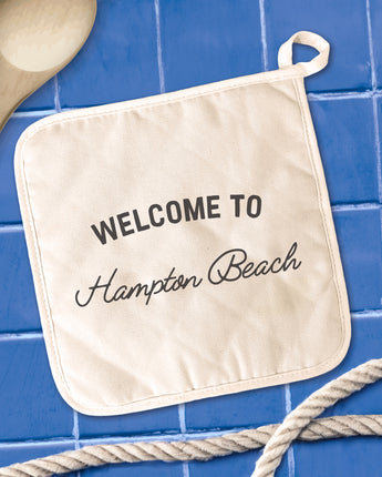 Welcome to Beach - Custom Cotton Pot Holder