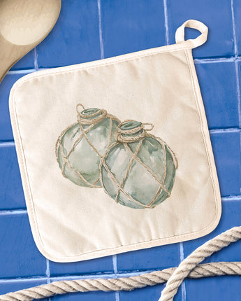 Glass Floats - Customizable Cotton Pot Holder