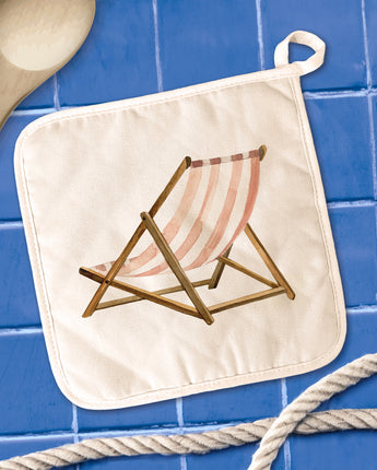 Beach Chair - Cotton Pot Holder