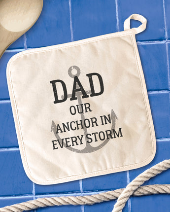 Anchor in Every Storm - Father's Day Cotton Pot Holder