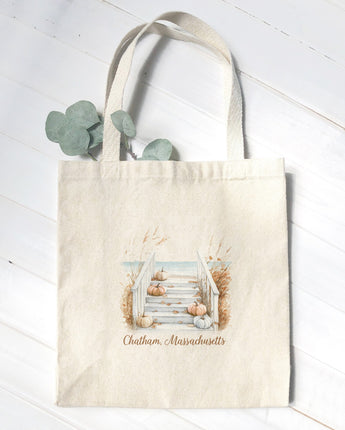 Autumn Tide - Custom Canvas Tote Bag