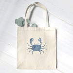 Blue Crab - Canvas Tote Bag