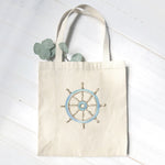 Ship Wheel - Canvas Tote Bag
