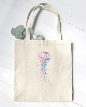 Colorful Jellyfish - Canvas Tote Bag