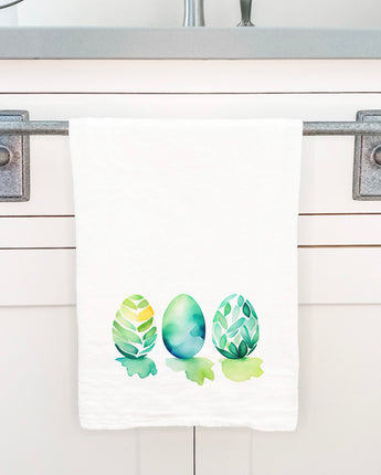 Watercolor Easter Eggs - Cotton Tea Towel