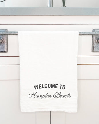 Welcome to Beach Custom - Cotton Tea Towel