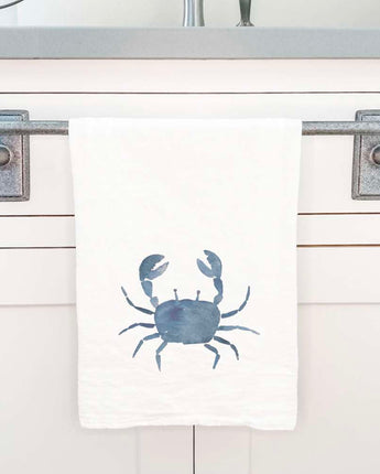Blue Crab - Customizable Cotton Tea Towel
