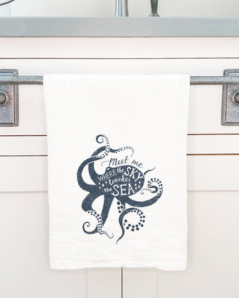 Meet Me (Octopus) - Cotton Tea Towel