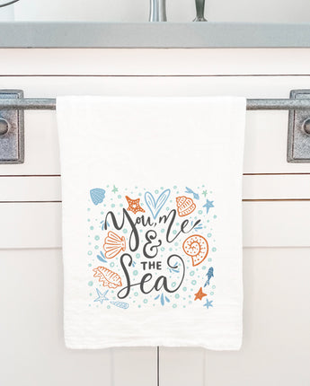 You Me and the Sea - Cotton Tea Towel