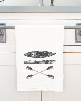 Hand Drawn Kayak - Cotton Tea Towel