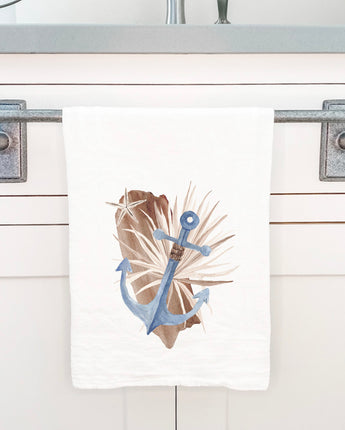 Driftwood Anchor - Cotton Tea Towel