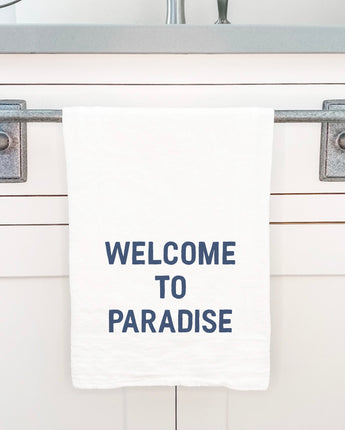 Welcome to Paradise - Cotton Tea Towel