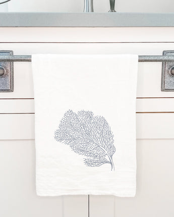 Grey Coral - Cotton Tea Towel