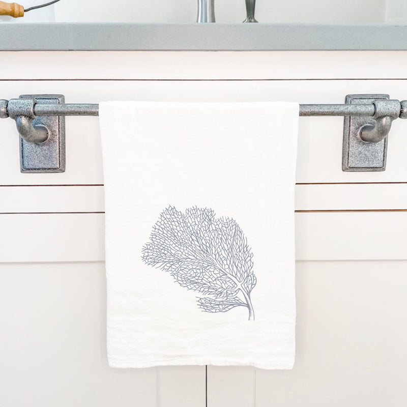 Grey Coral - Cotton Tea Towel