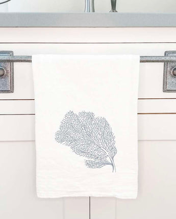 Grey Coral - Cotton Tea Towel