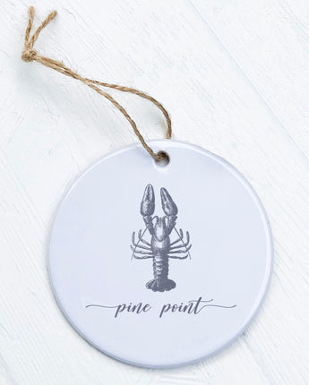 Lobster w/ City - Ornament
