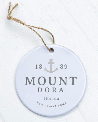 Anchor Home Sweet Home - Customizable Ornament