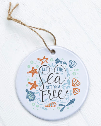 Let the Sea Set You Free - Ornament