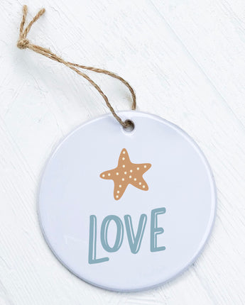 Sea Star Love - Ornament