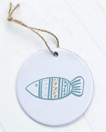 Hand Drawn Fish - Ornament