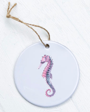 Colorful Seahorse - Ornament