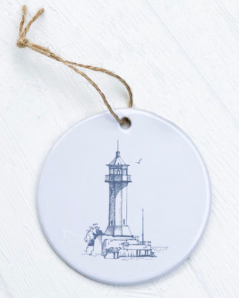 Sketched Lighthouse (Angular) - Ornament