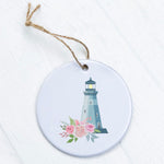 Floral Lighthouse - Ornament