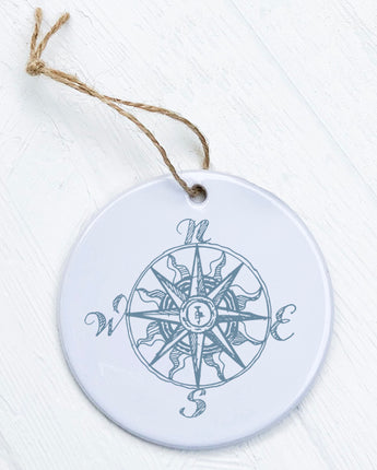 Hand Drawn Compass - Ornament