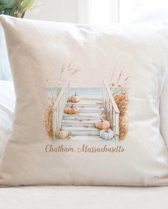 Autumn Tide - Custom Square Canvas Pillow