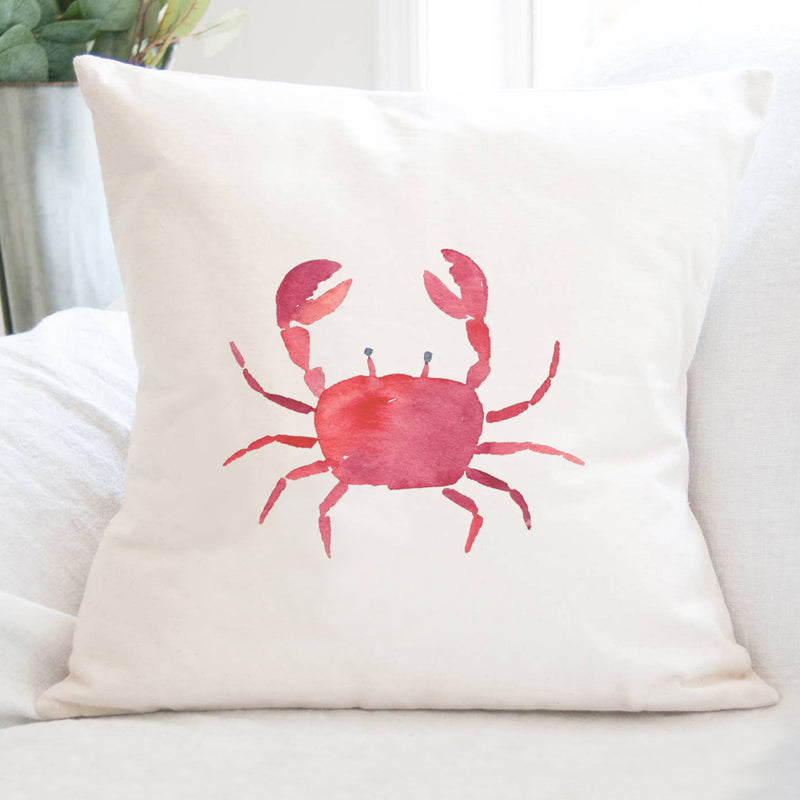 Red Crab - Square Canvas Pillow