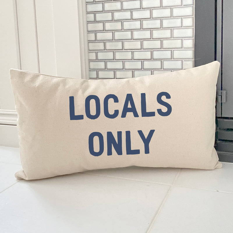 Locals Only - Rectangular Canvas Pillow