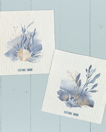Queen, Venus Shell Splash 2pk - Swedish Dish Cloth