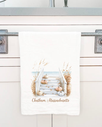 Autumn Tide - Custom Cotton Tea Towel