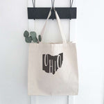 State Art (State Name) - Canvas Tote Bag