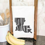 State Art (State Name) - Cotton Tea Towel